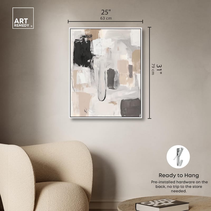Beauty of Beige I Canvas by Art Remedy