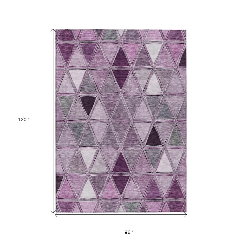 HomeRoots Geometric Transitional Rectangle Outdoor Rug