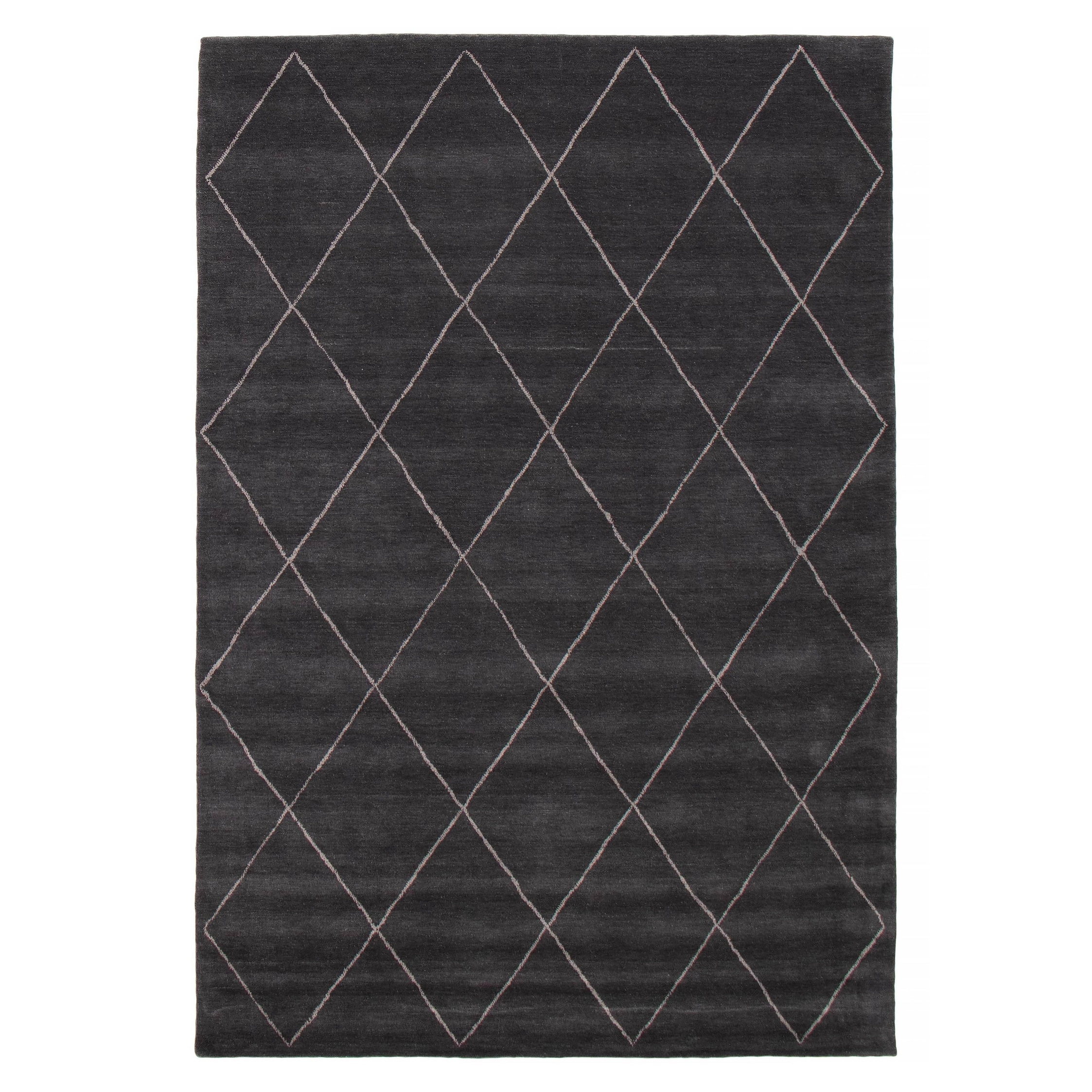 Kashkuli Gabbeh Grey Rug 6'7" x 9'9" - 6'7 x 9'9