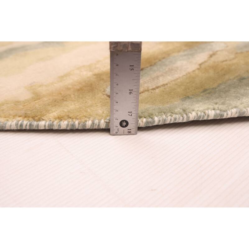 ECARPETGALLERY Hand-knotted Legacy Ivory Wool Rug - 9'8 x 9'8