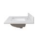CRAFT + MAIN QZ31224R 31" Quartz Vanity Top with Backsplash and