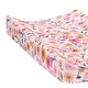 preview thumbnail 2 of 3, Lambs & Ivy Little Garden Ultra-Soft Pink Minky Floral Baby Changing Pad Cover