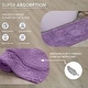 preview thumbnail 5 of 189, Home Weavers Waterford Collection Cotton Toilet Lid Rug | Elastic Fit | Fit Most Standard Toilet Lid | 18"x18"