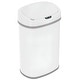 preview thumbnail 1 of 9, iTouchless Oval 13‑Gallon Sensor Kitchen Trash Can with AbsorbX Odor Filter Matte White