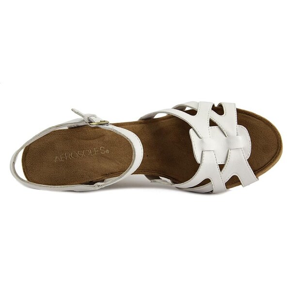 aerosoles white sandals