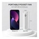 preview thumbnail 2 of 4, JisuLife 3 in 1 USB Handheld Mini Fan F8X, White