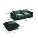 preview thumbnail 24 of 32, Living Room Furniture Love Seat Sofa Double Seat Sofa