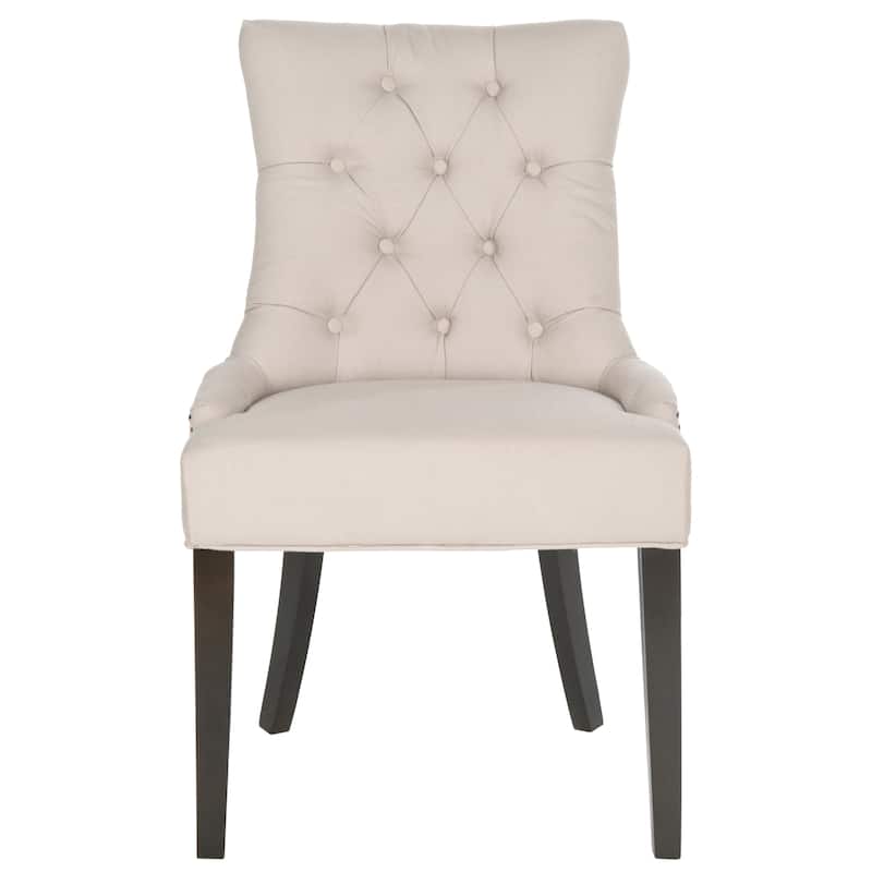 SAFAVIEH Chelsey Grey Ring Dining Chair (Set of 2) - 22" x 25.6" x 36.4" - 22"W x 25"D x 36"H