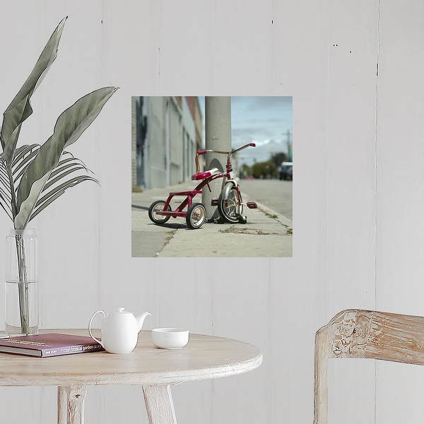 Lovely red tricycle