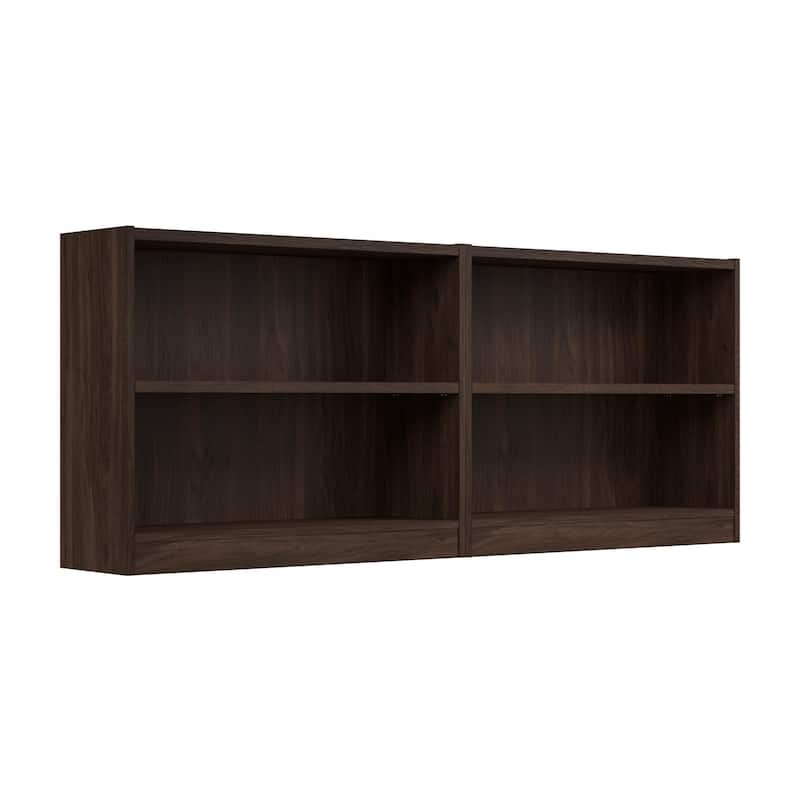 Universal Small 2 Shelf Bookcase Storage - Set of 2 by Bush Furniture.