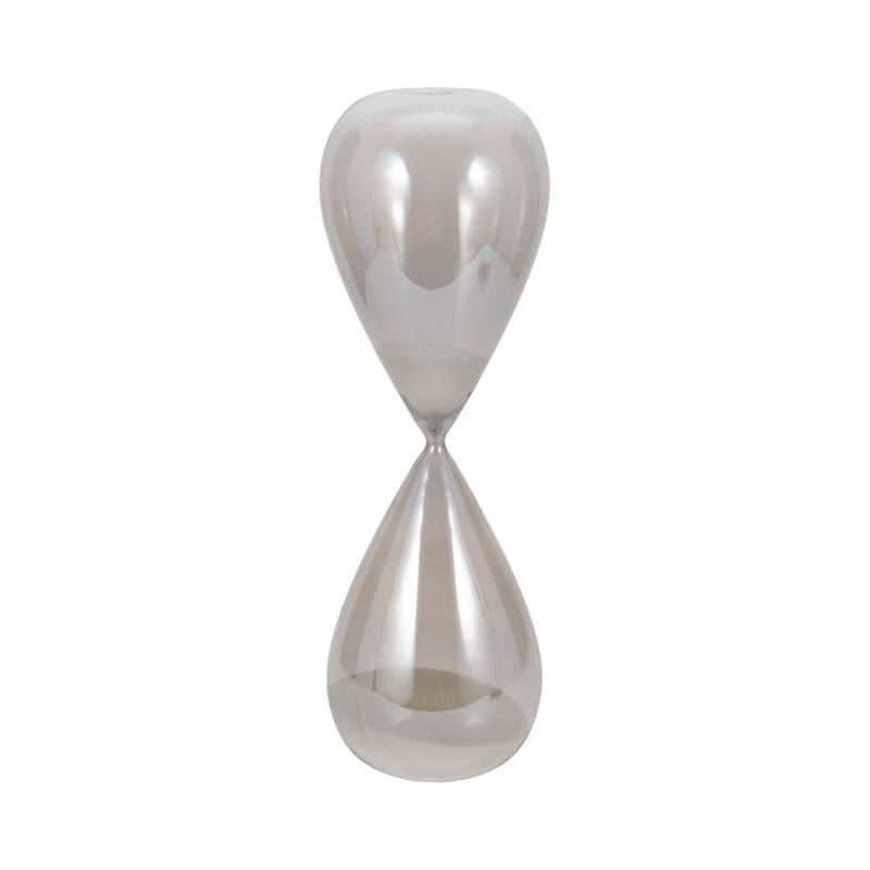 Contemporary Hourglass Sculpture for Home Decor - Stylish Decorative Object
