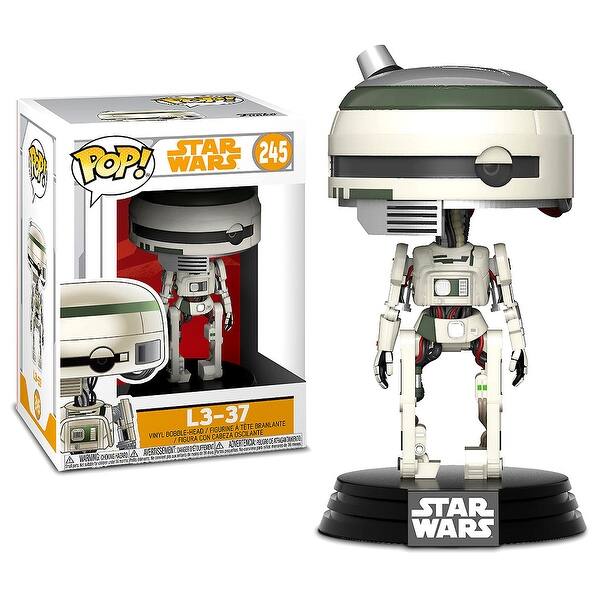 Shop Funko Pop Solo A Star Wars Story Lando Calrissian And L3 37 Bobble Head Toy Action Figure 2 Pop Bundle Overstock 25322085