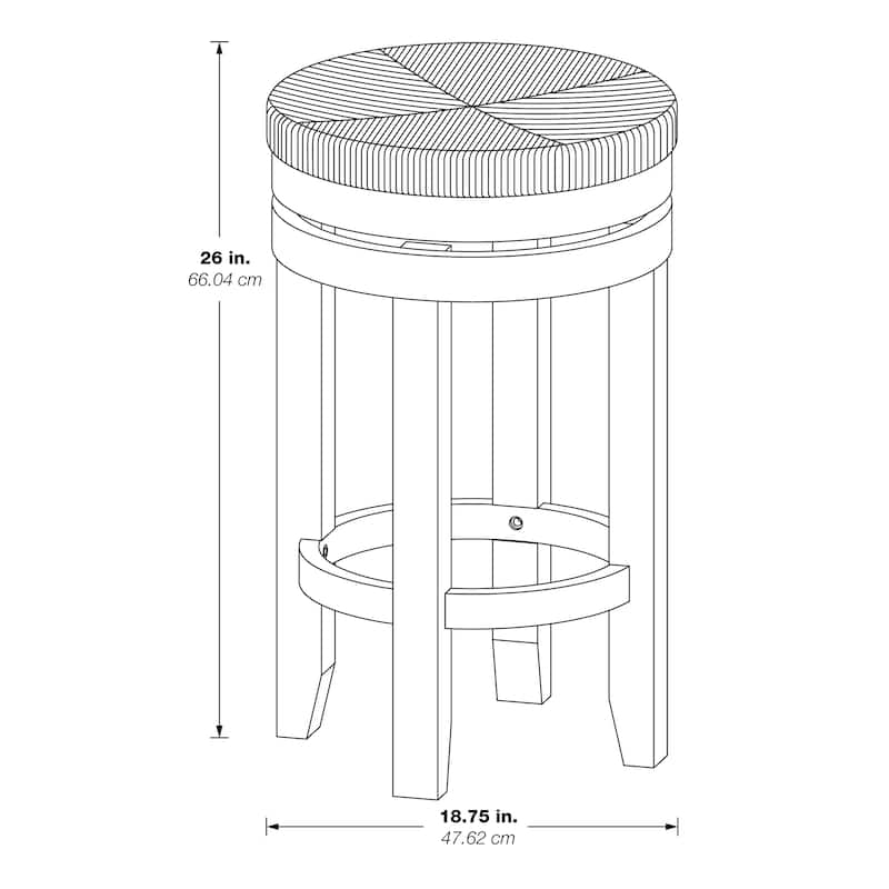 26" Swivel Stool (2-Pack)