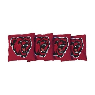 Bridgewater State Bears Red Cornhole Bags