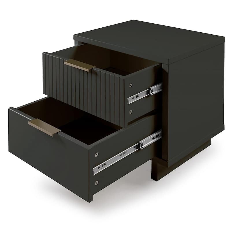 Manhattan Comfort 2.0 Granville Modern 2 Drawer Nightstand