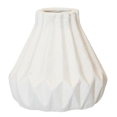 Harp & Finial Acosta - Ceramic Vase - Matte Cream
