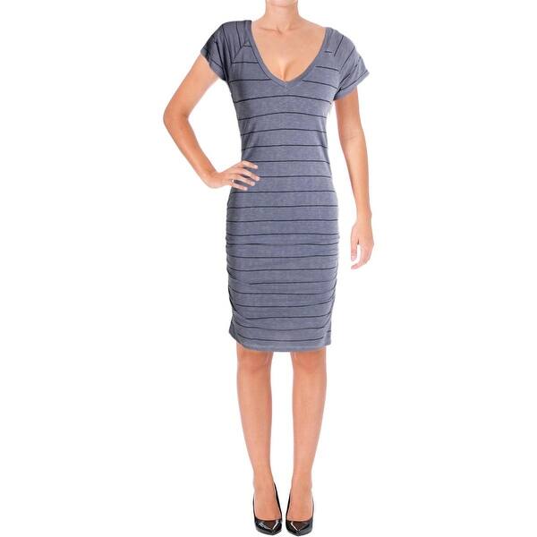 Shop Sundry Womens T Shirt Dress Casual Knee Length Overstock 22996370