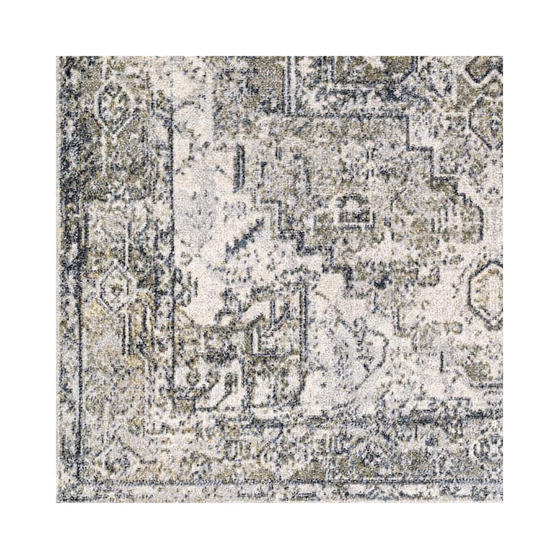 Livabliss Traditional Lillian Medallion Washable Area Rug