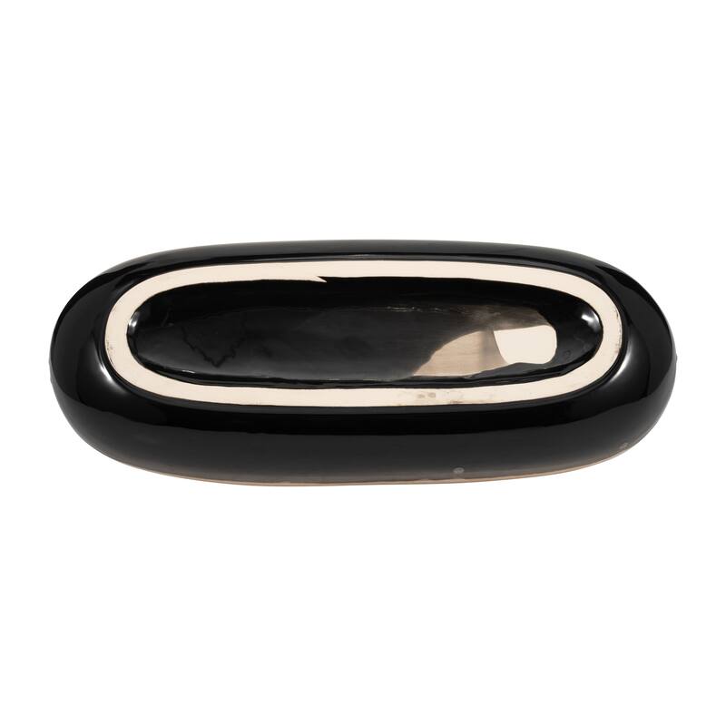 Sagebrook Home's Alondra Stoneware Ceramic Bowl - Exquisite Home Decor for Modern Tables - 20" x 8" x 6"