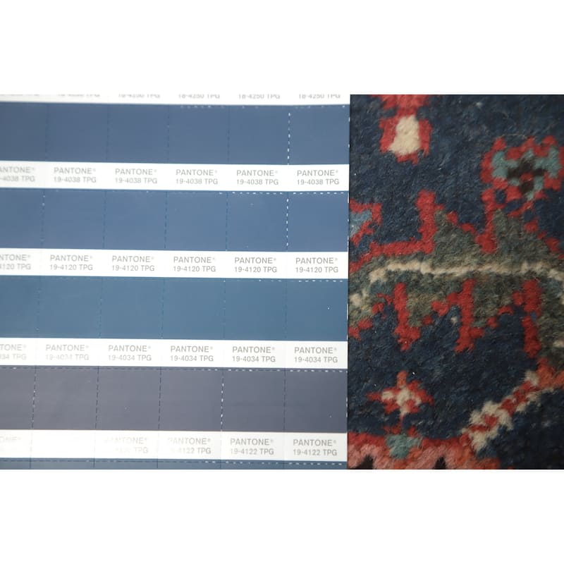 Hand Knotted Oriental 100% Wool Carpet Traditional Floral Red Mahal Area Rug - 12' 0'' X 8' 11''