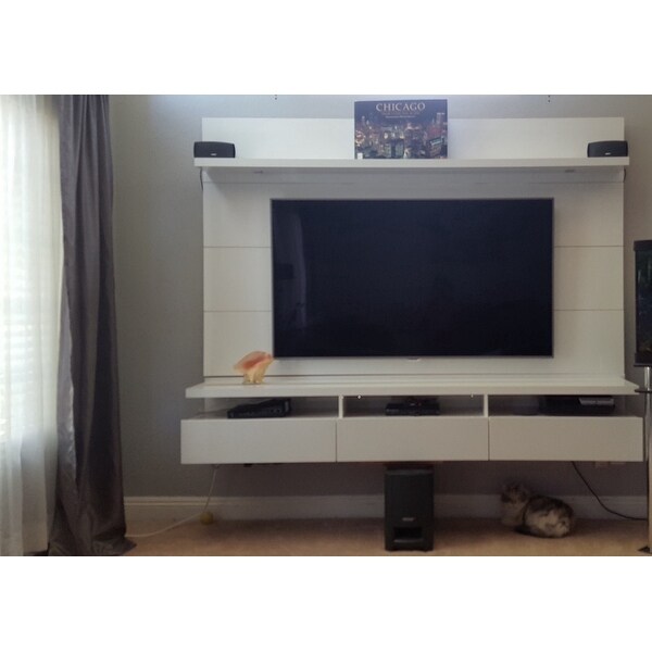 Shop Black Friday Deals On Manhattan Comfort Cabrini Theater Entertainment Center Panel 2 2 Overstock 10001231