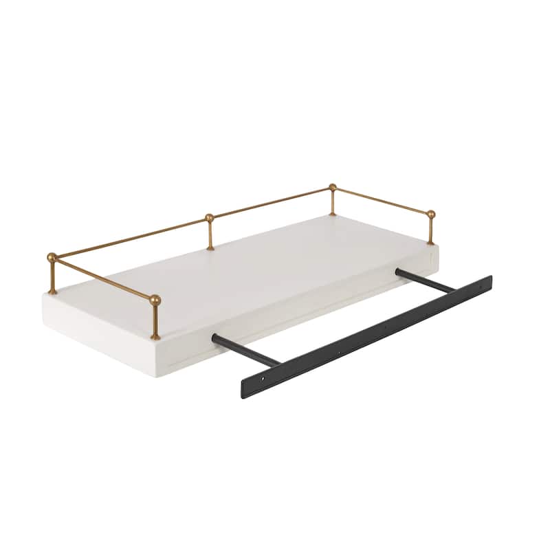 Kate and Laurel Havina Floating Shelf Set
