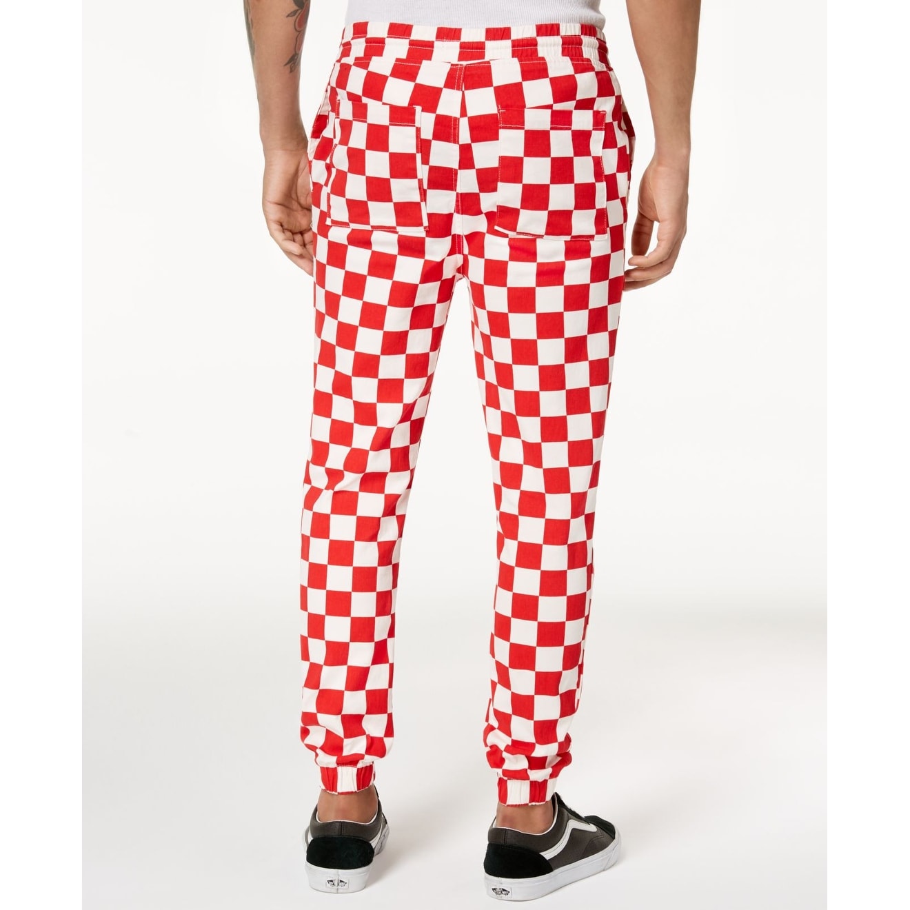 checkered chinos mens