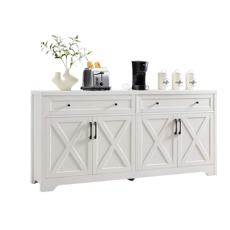 Framehouse 61'' TV Stand for TVs up to 70", Media Console Table, TV Cabinet