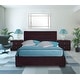 preview thumbnail 36 of 36, Hindes Faux Leather Upholstered Platform Bedroom Set (Multiple Colors)