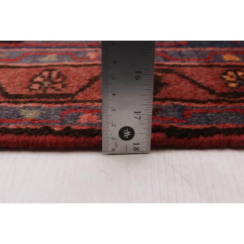 ECARPETGALLERY Hand-knotted Anadol Red Wool Rug - 3'2 x 10'0