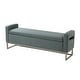 preview thumbnail 11 of 10, Diana Modern Upholstered Filp-Top Storage Bench with Sturdy Metal Legs