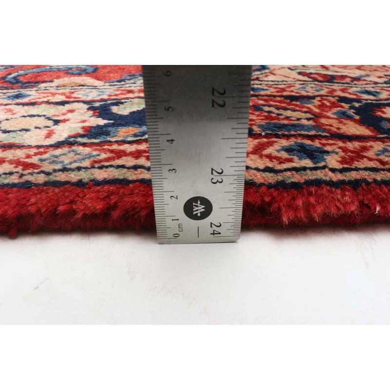 ECARPETGALLERY Hand-knotted Anadol Red Wool Rug - 3'1 x 11'1