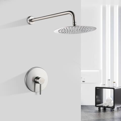 Rainfall Pressure Balanced Shower Faucet with Rough-in Valve