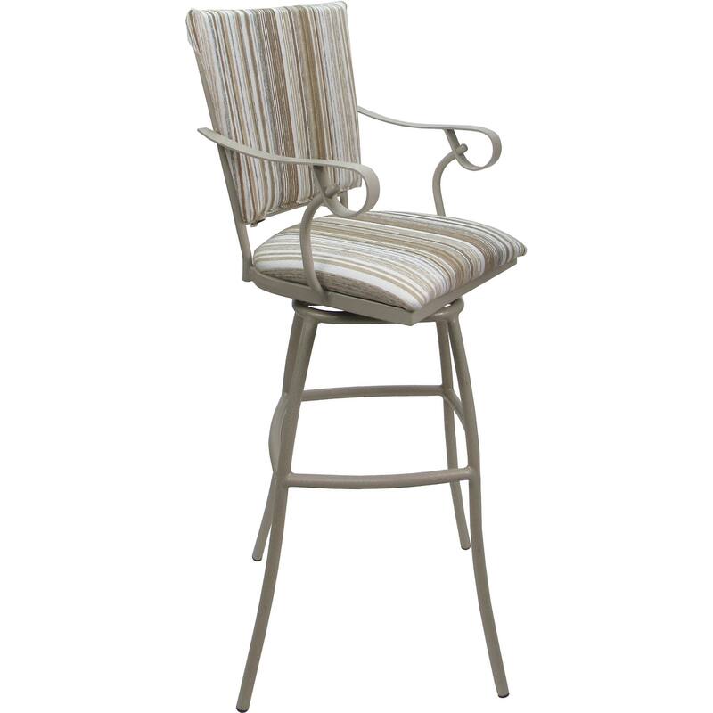 Set of 3 Outdoor Indoor Bar Stool Counter Extra Tall - Jenna PB Arms