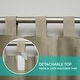 preview thumbnail 31 of 99, ATI Home Indoor/Outdoor Solid Cabana Tab Top Curtain Panel Pair