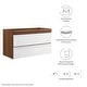 preview thumbnail 16 of 46, Render 36" Wall-Mount Bathroom Vanity Cabinet (Sink Basin Not Included)