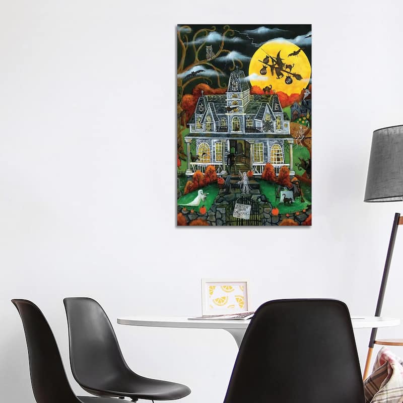 iCanvas "Halloween Potions Tricks and Treats" by Cheryl Bartley Canvas Print - 40x26x1.5