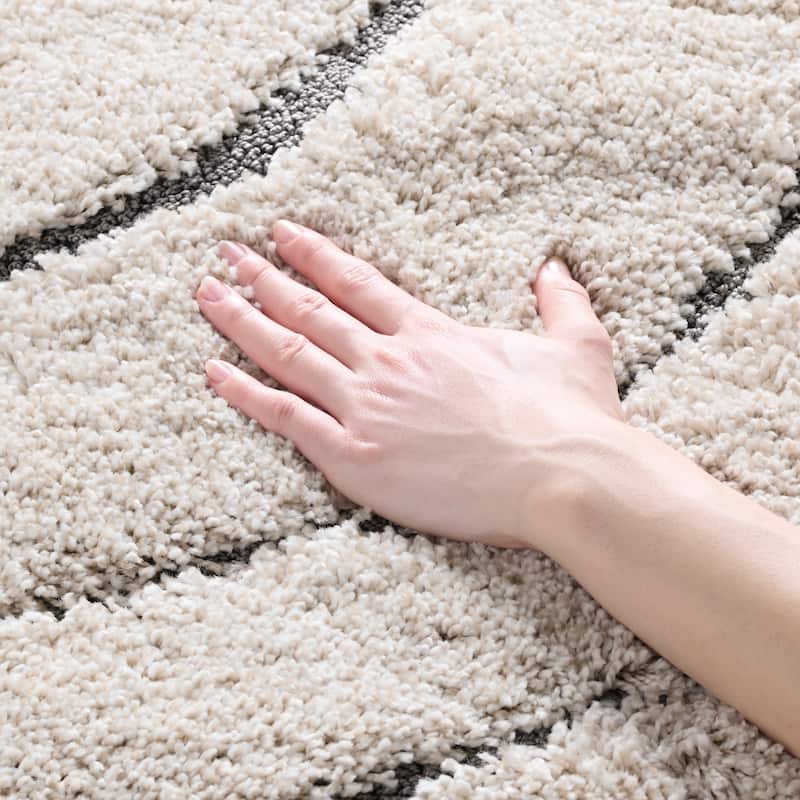 SAFAVIEH Florida Shag Borbala Soft Serene Waves 1.2-inch Thick