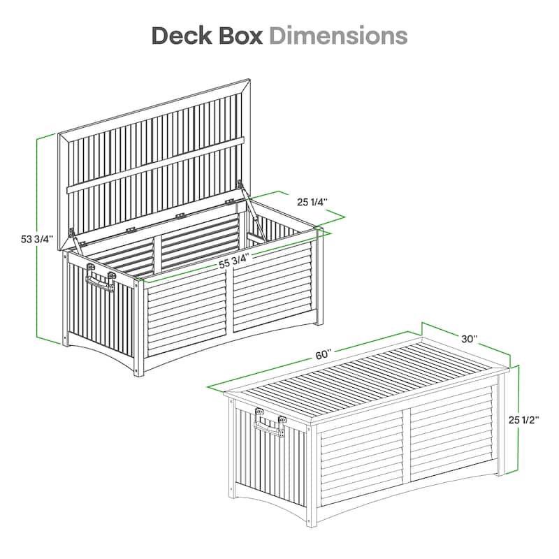 Cambridge Casual Sedona 60-inch Teak Outdoor Storage Box