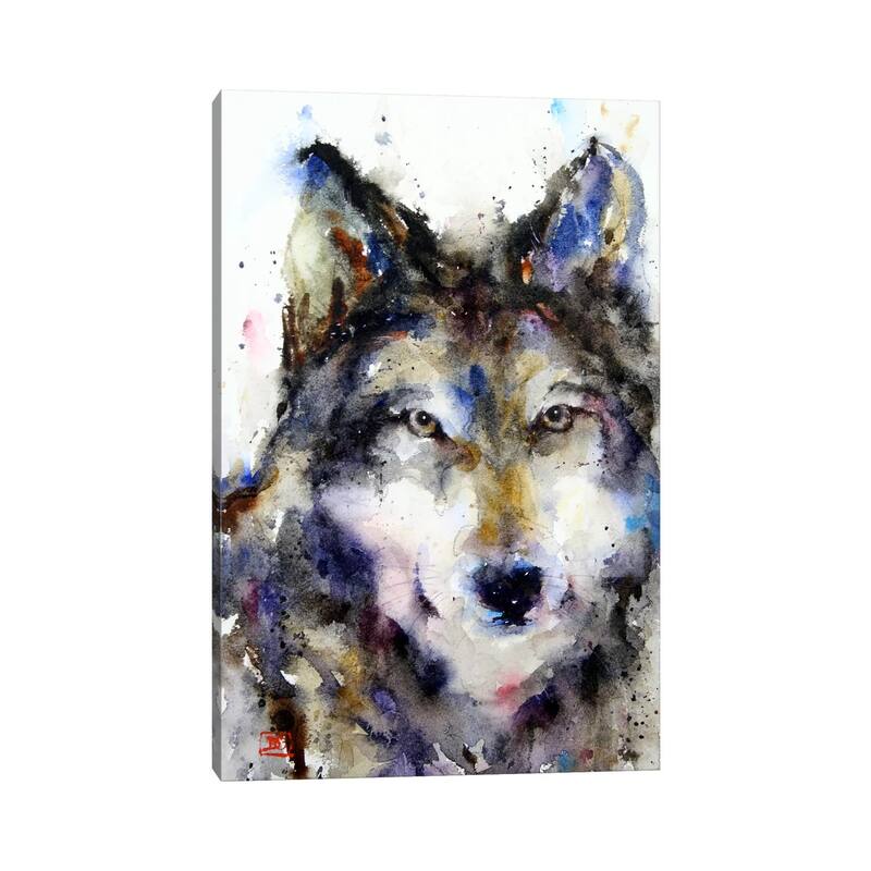 iCanvas "Wolf II" by Dean Crouser Canvas Print
