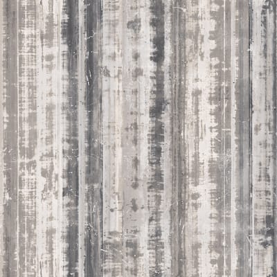 Galerie Wallcoverings Rusty Corrugated Metal Effect Non-woven Matte Wallpaper Roll
