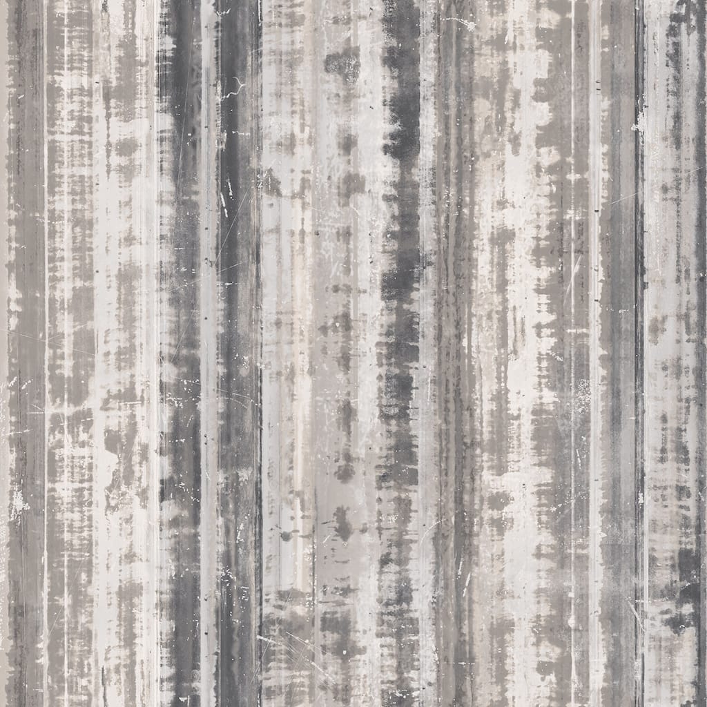 Galerie Wallcoverings Rusty Corrugated Metal Effect Non-woven Matte Wallpaper Roll
