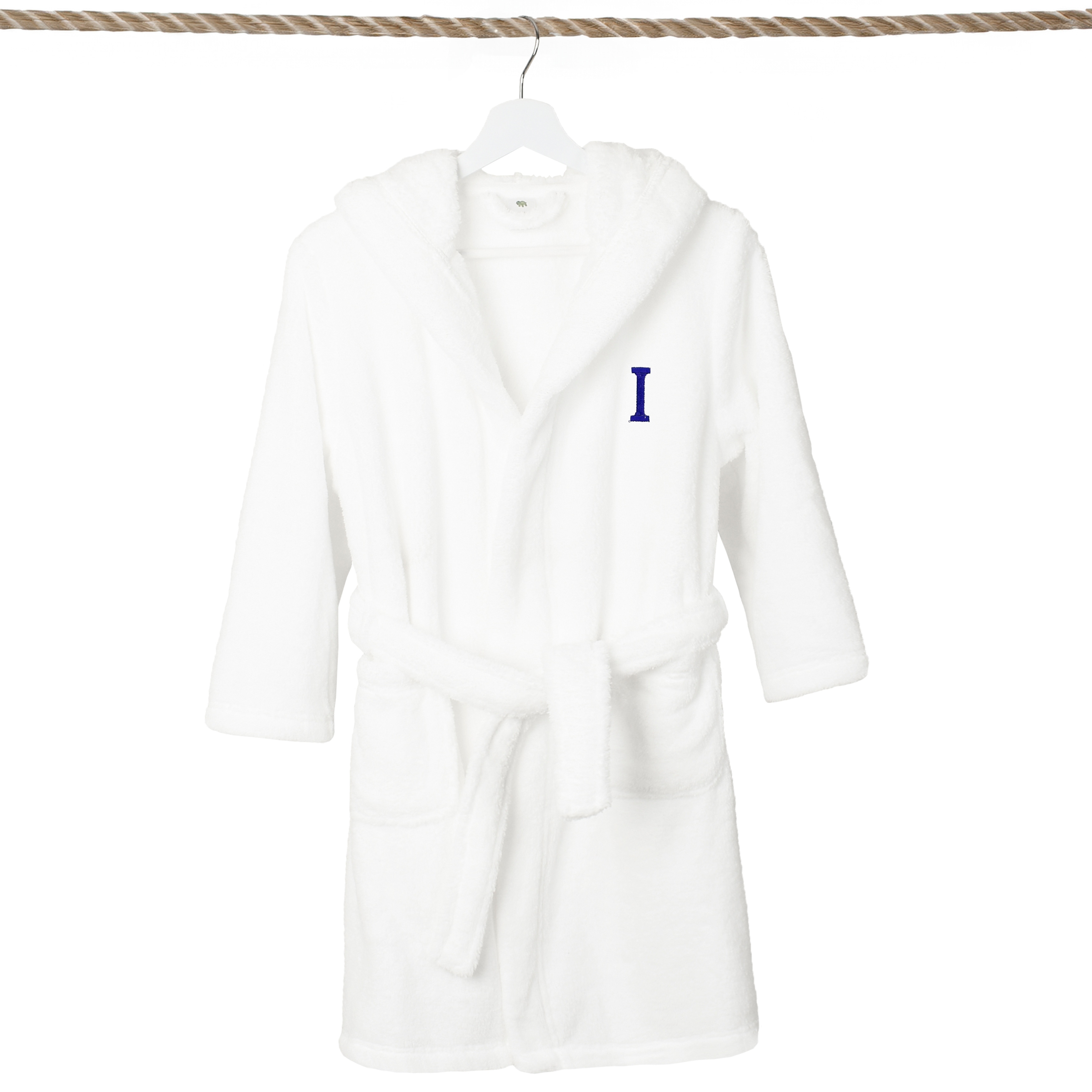 Sweet Kids 100% Polyester SUPER PLUSH Double Brushed Hooded Bathrobe with Navy - Picture 48 of 392