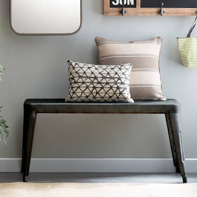 Metal Entryway Bench