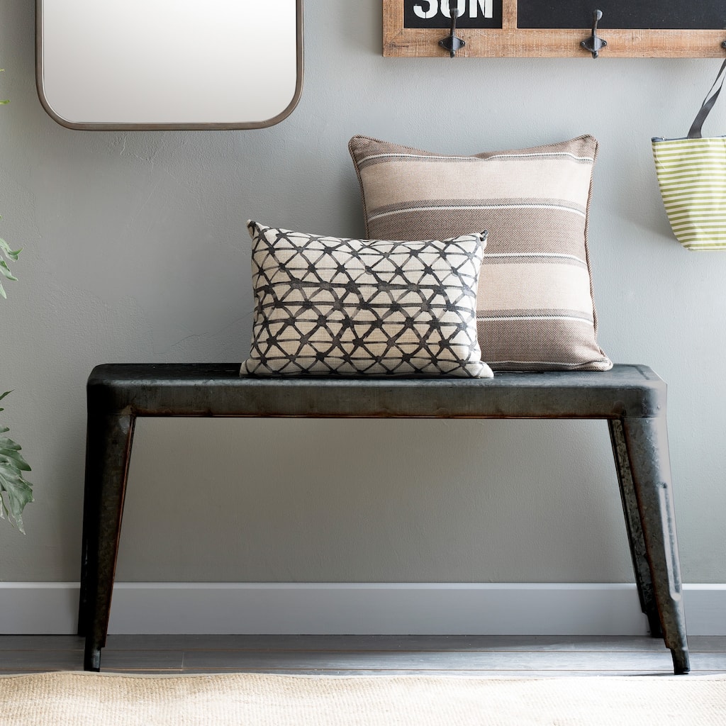 Metal Entryway Bench