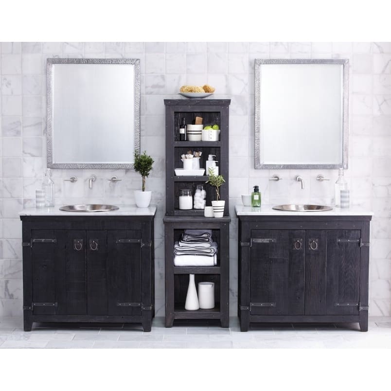 Americana Anvil 36-inch Reclaimed Wood Bathroom Vanity (Base Only)