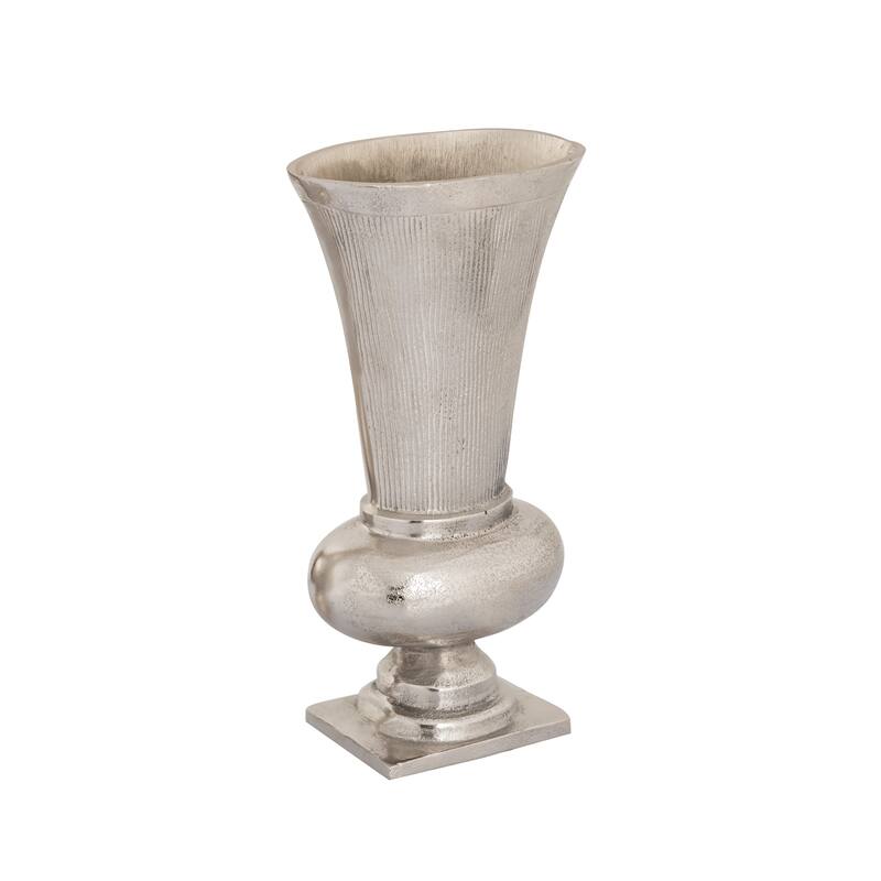 Elk Home Brigitte Nickel Finish Metal 8 Inch Wide Vase
