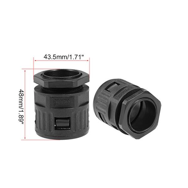Cable Gland Corrugated Tube Connector AD25-AD54.5 Pipe Joints Clamps ...