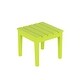 preview thumbnail 38 of 55, Shoreside 18" Modern Poly Eco-Friendly All Weather Side Table Lime