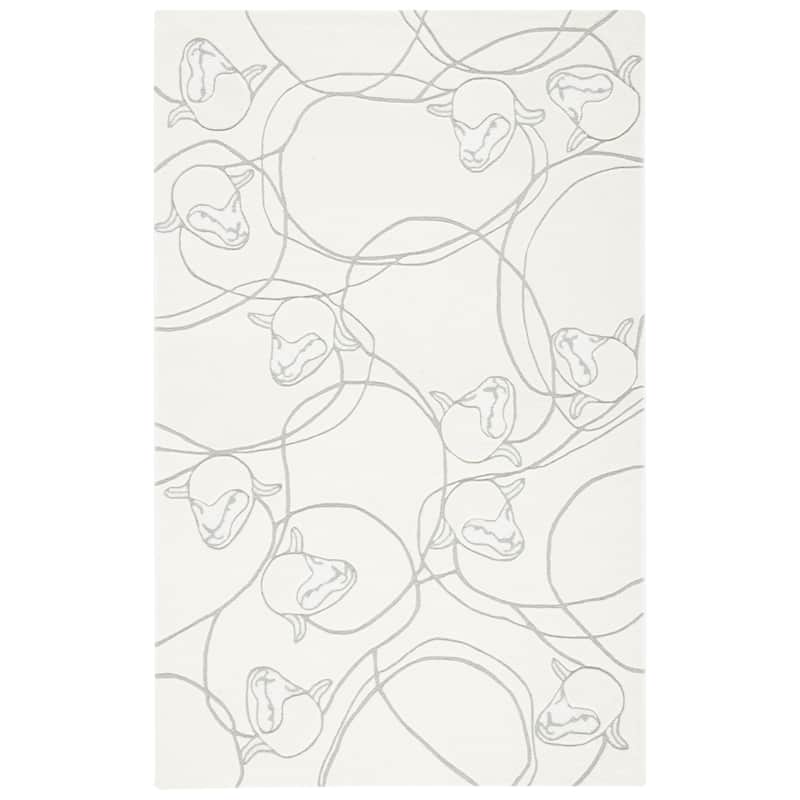 SAFAVIEH Handmade Fifth Avenue Jocelin Mid-Century Modern Wool Rug